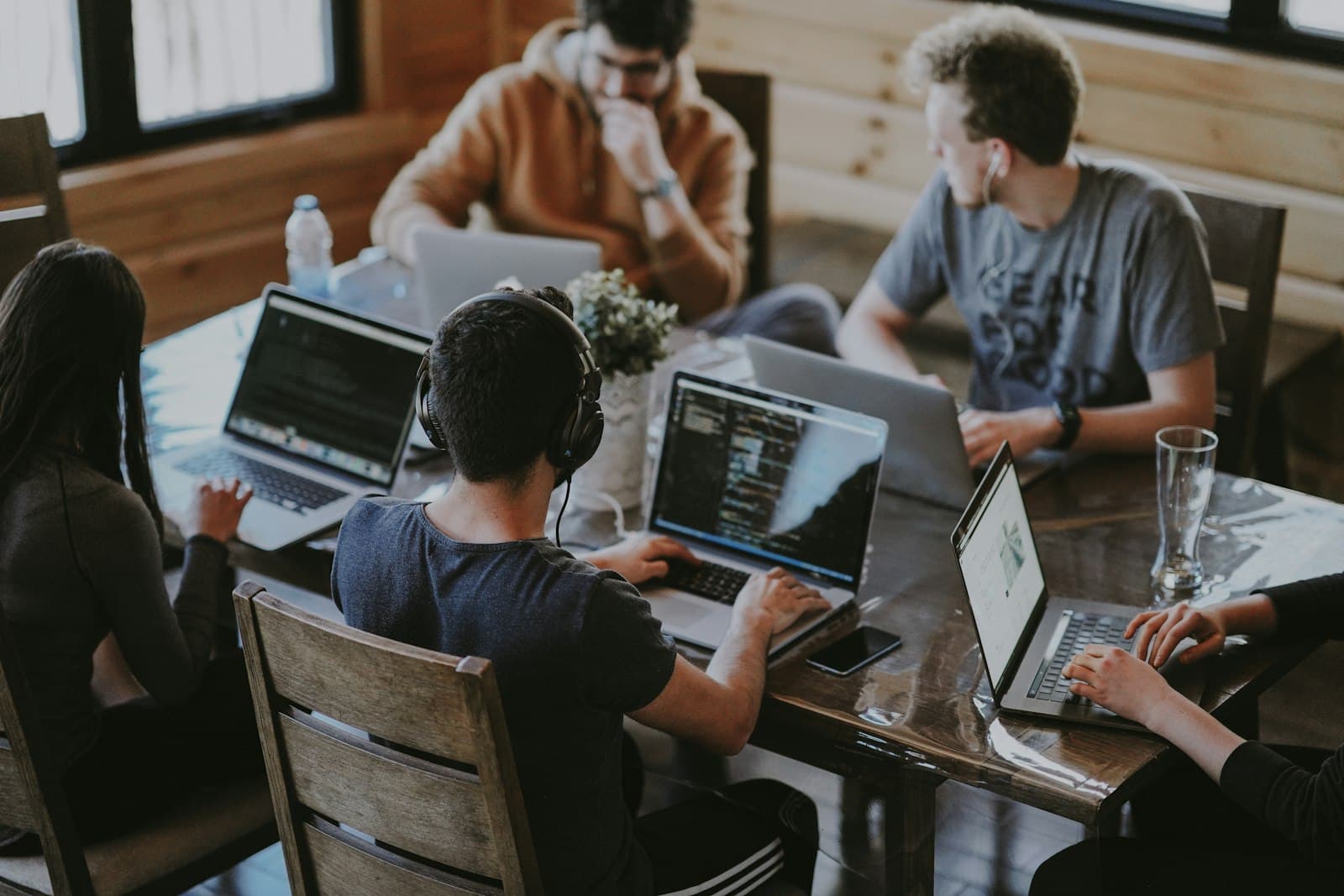 Professional team collaboration